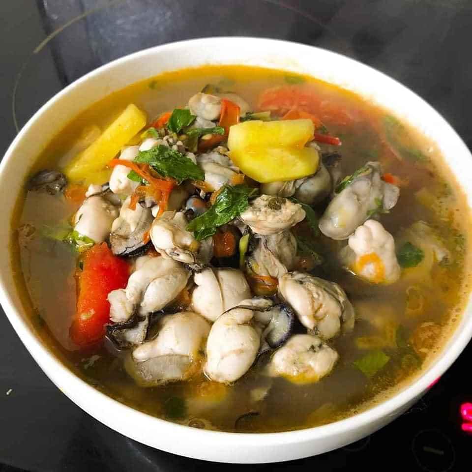 Canh riêu hà nấu chua